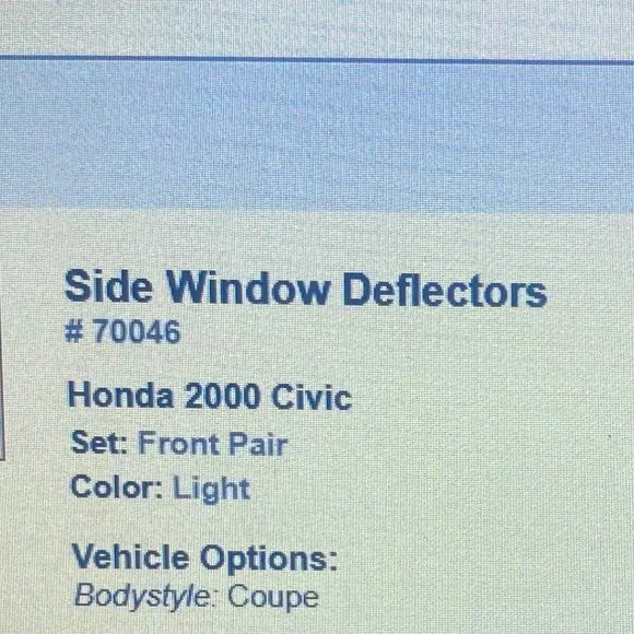 WeatherTech Car Side Window Deflectors - Picture 5 of 5